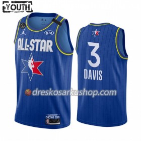 Dječji NBA Dres Los Angeles Lakers Anthony Davis 3 2020 All-Star Jordan Brand Plava Swingman